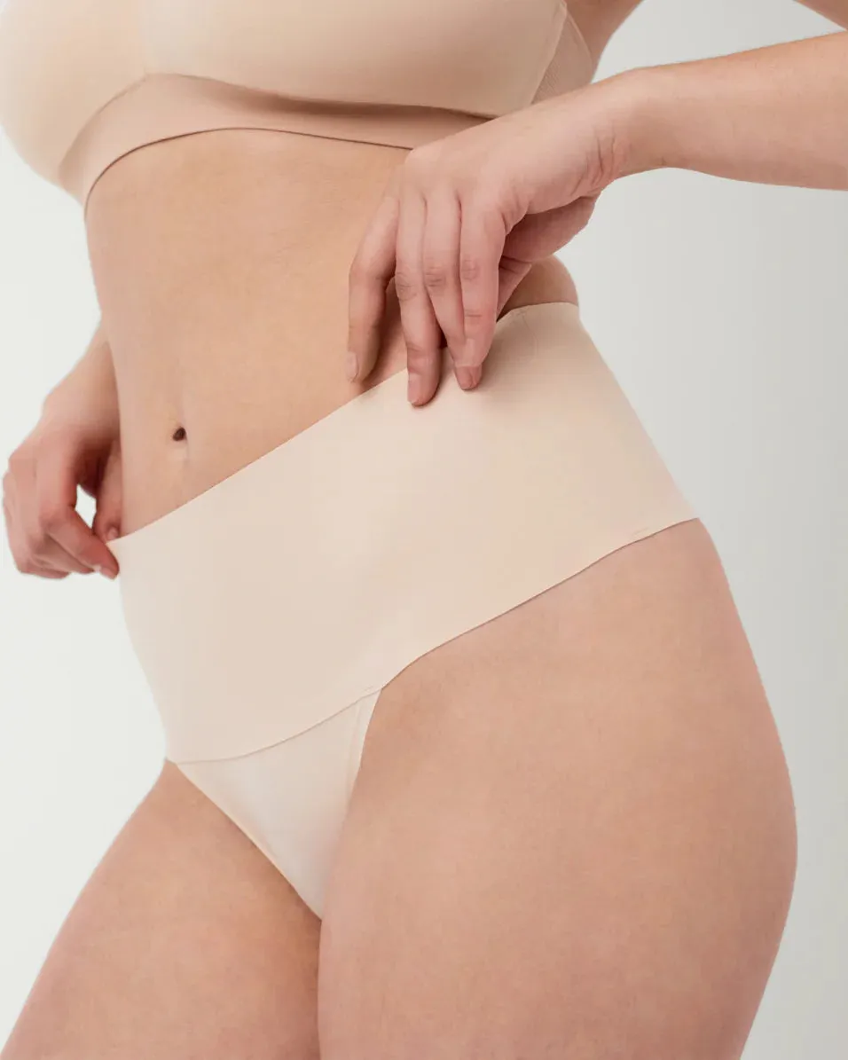 Spanx Undie-Tectable Thong Beige