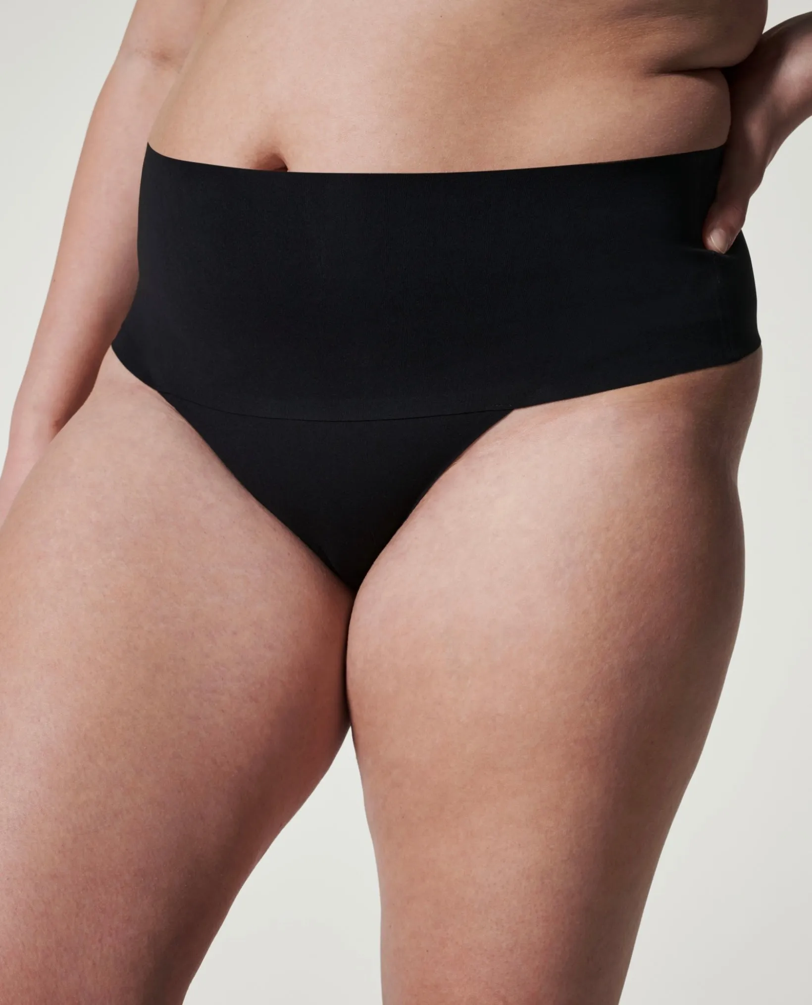 Spanx Undie-Tectable Thong Black