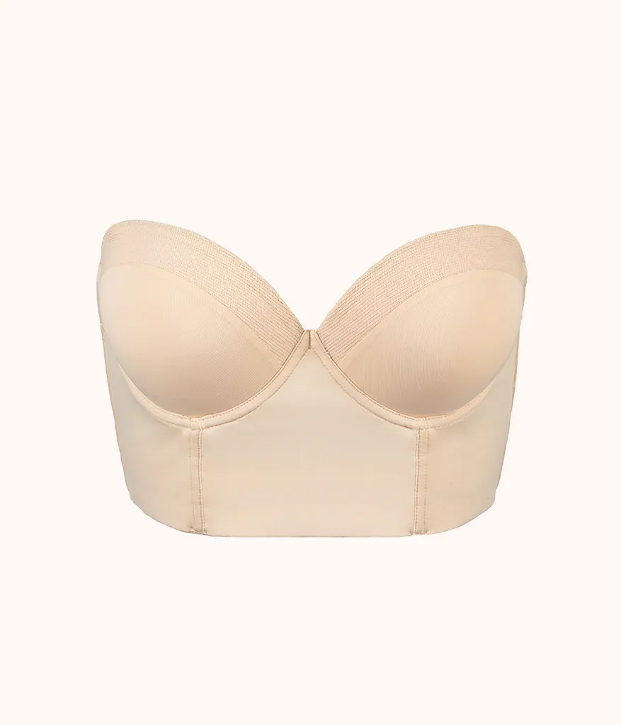 The Low Back Strapless: Toasted Almond