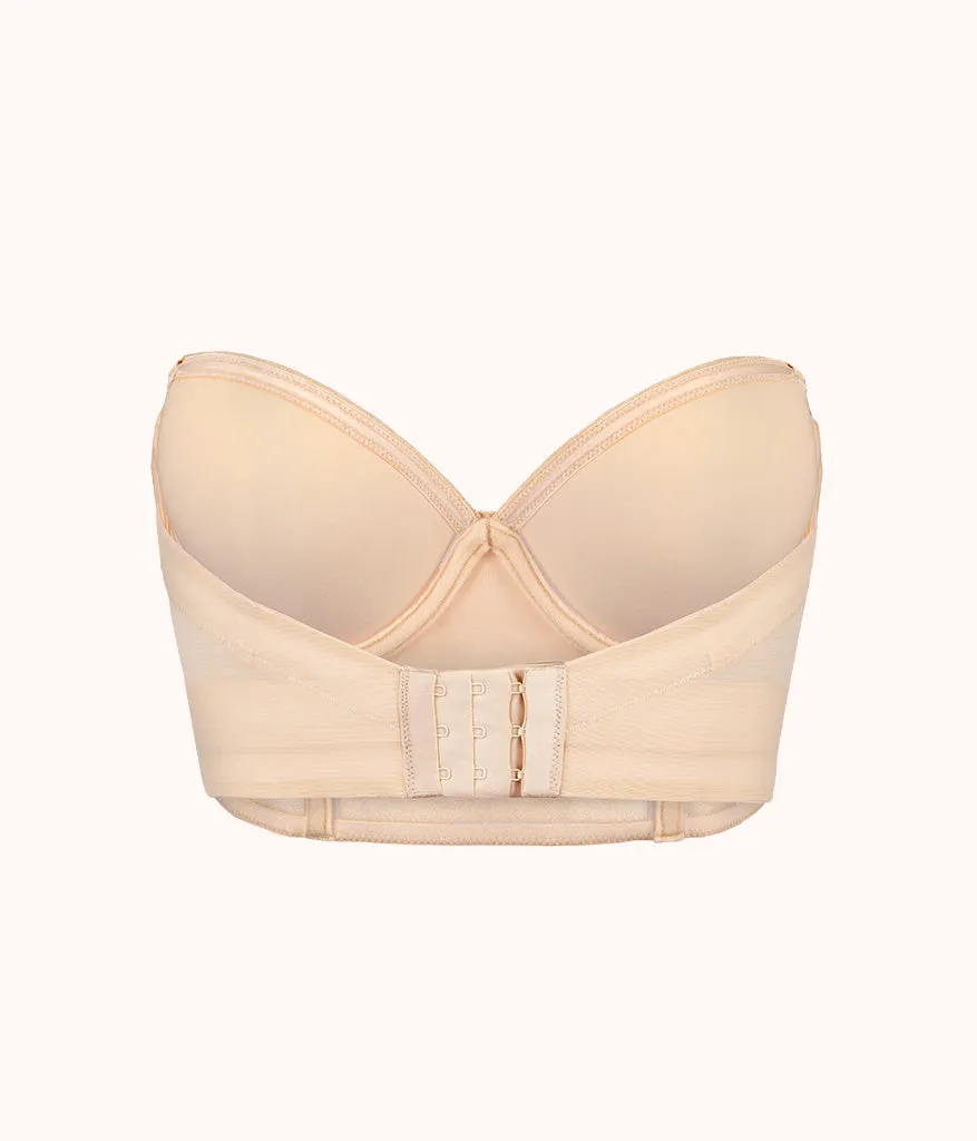 The Low Back Strapless: Toasted Almond