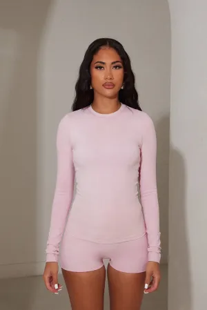 The Sculpt long sleeve tee - Pink