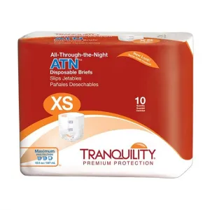 Tranquility ATN All-Through-the-Night Disposable Briefs With Tabs