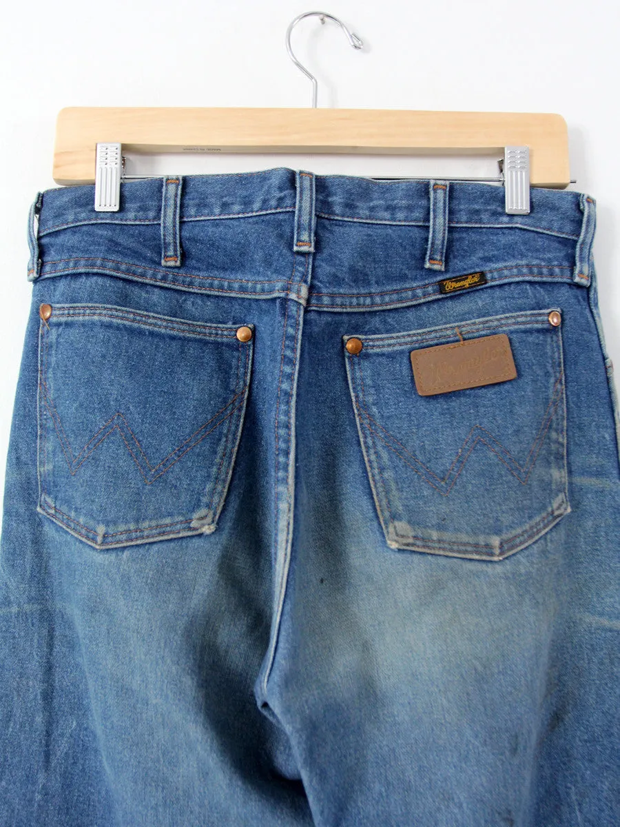 vintage Wrangler cowboy cut denim jeans