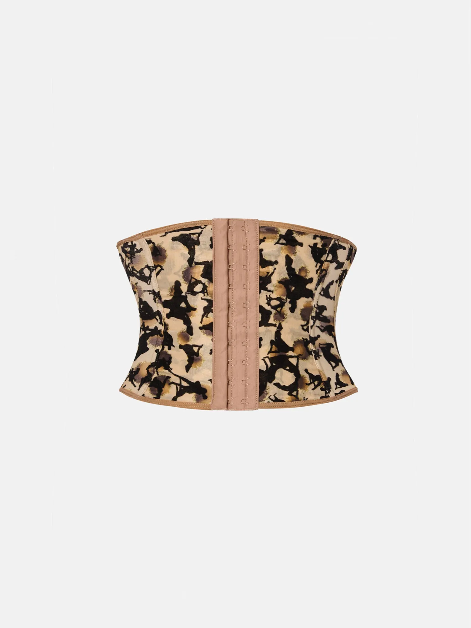 Waist Trainer Beige Leopard Print