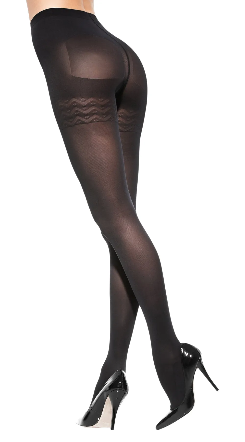 Wonder Model 140 Opaque Control Top Pantyhose