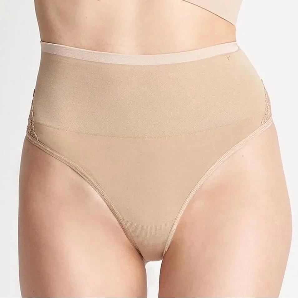 Yummie - Lace Insert Light Shaping Thong - More Colors